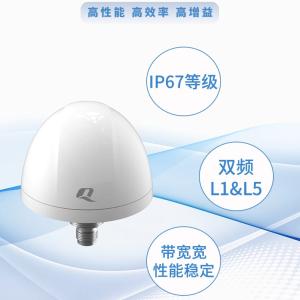 移远高精度蘑菇头GPS天线驾考测量专用六星多频GNSS天线北斗导航农机船舶定位天线RTK差分测绘高增益有源天线